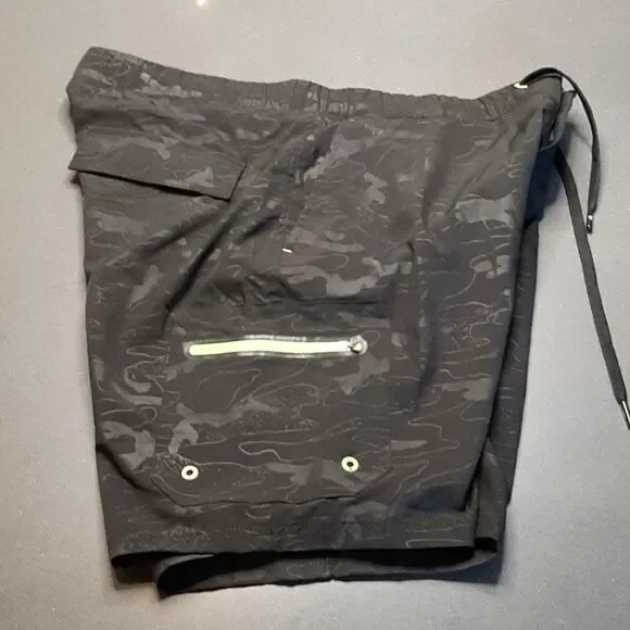 ZeroXposur Black with Lime Accent Color Swim Trunks - Picture 4 of 12